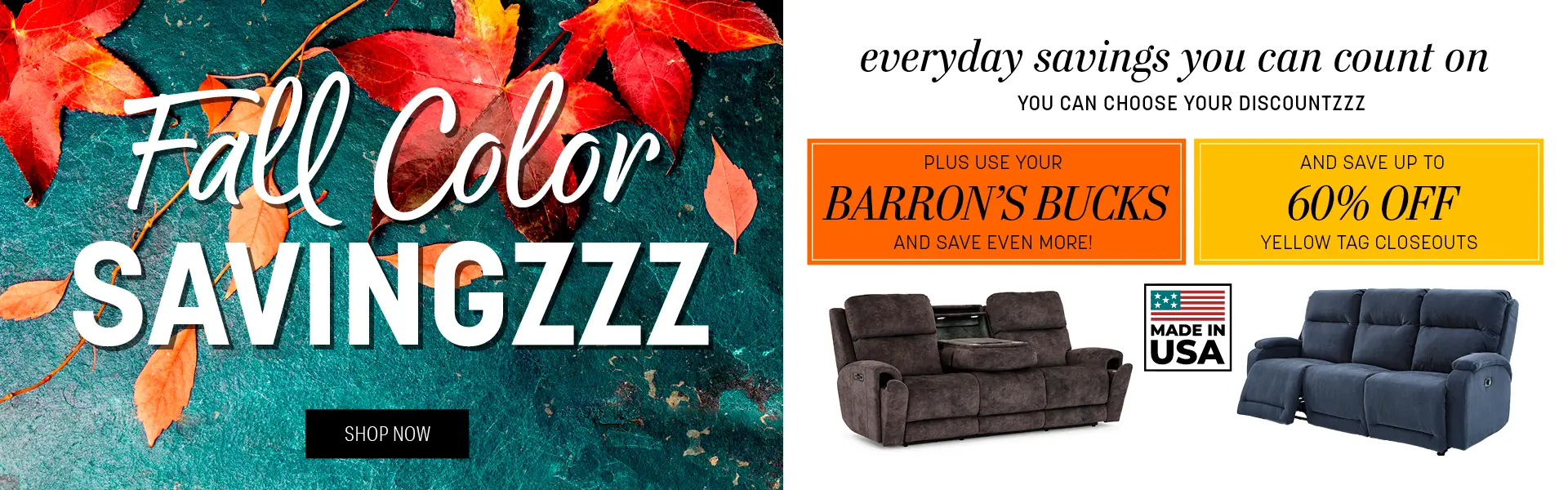 Barrons_Fall Color Savings_Desktop Rotators_09 2025_01
