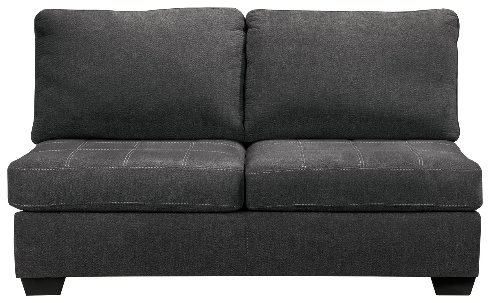 Ambee - Armless Loveseat - Slate