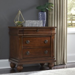 Rustic Traditions - Night Stand - Dark Brown - Image 2