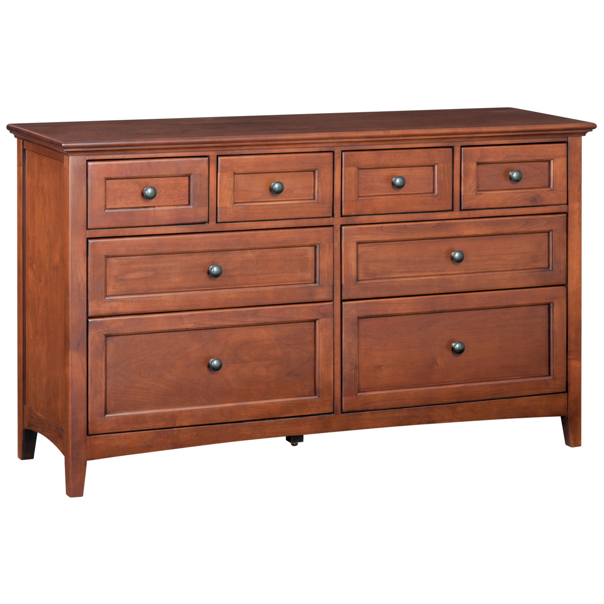 e99bf0fb5e4212def47f9634b35b67e9 McKenzie - 8-Drawer Dresser - Glazed Antique Cherry - Image 1