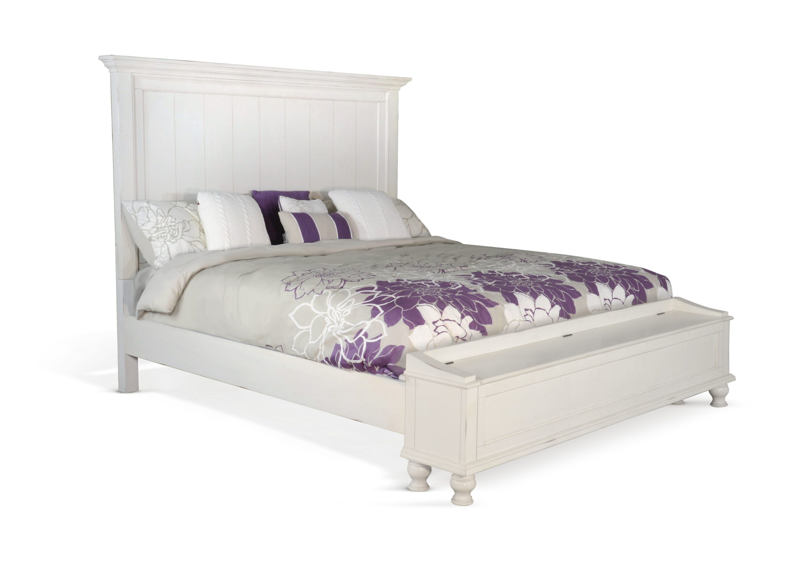Carriage House - Queen Headboard - Cottage White