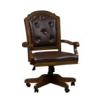 Amelia - Jr Executive Office Chair - Dark Brown - Image 2