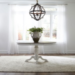 Magnolia Manor - 5 Piece Pedestal Table Set - White - Image 5