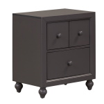Cottage View - Night Stand - Dark Gray - Image 3