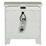 Modern Farmhouse - 3 Drawer Night Stand - White - Image 5