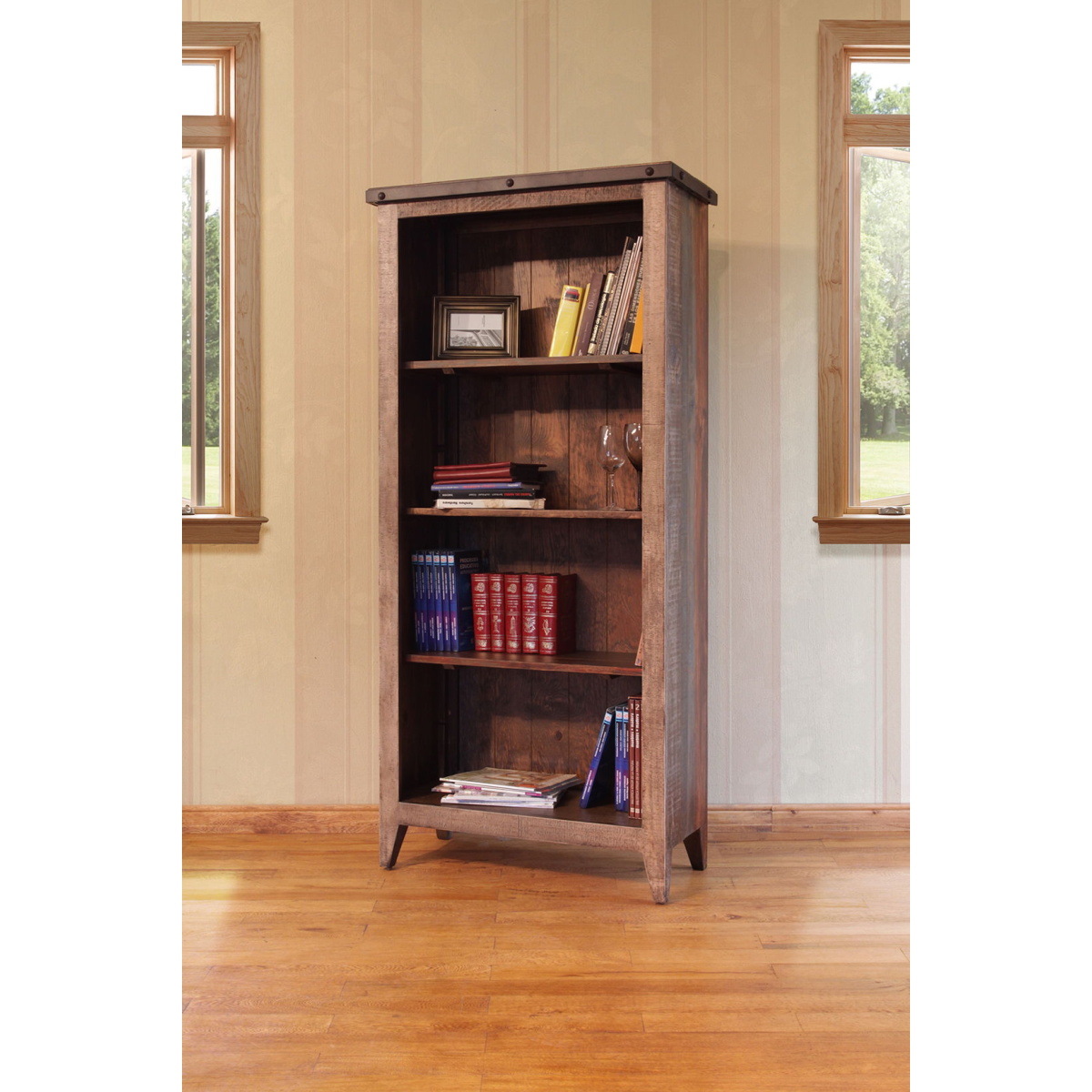 6231a738d05ae8e0f3b46425df27bf37 Antique - Multicolor Bookcase - Image 1