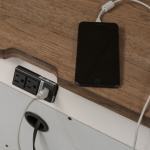 Farmhouse Reimagined - 3 Drawer Night Stand With Charging Station - White - Image 11