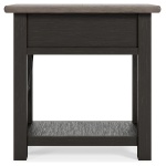 Tyler Creek - Chair Side End Table - Black / Gray - Image 6