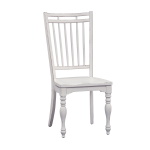 Magnolia Manor - 5 Piece Leg Table Set (Spindle Back Chairs) - White - Image 5
