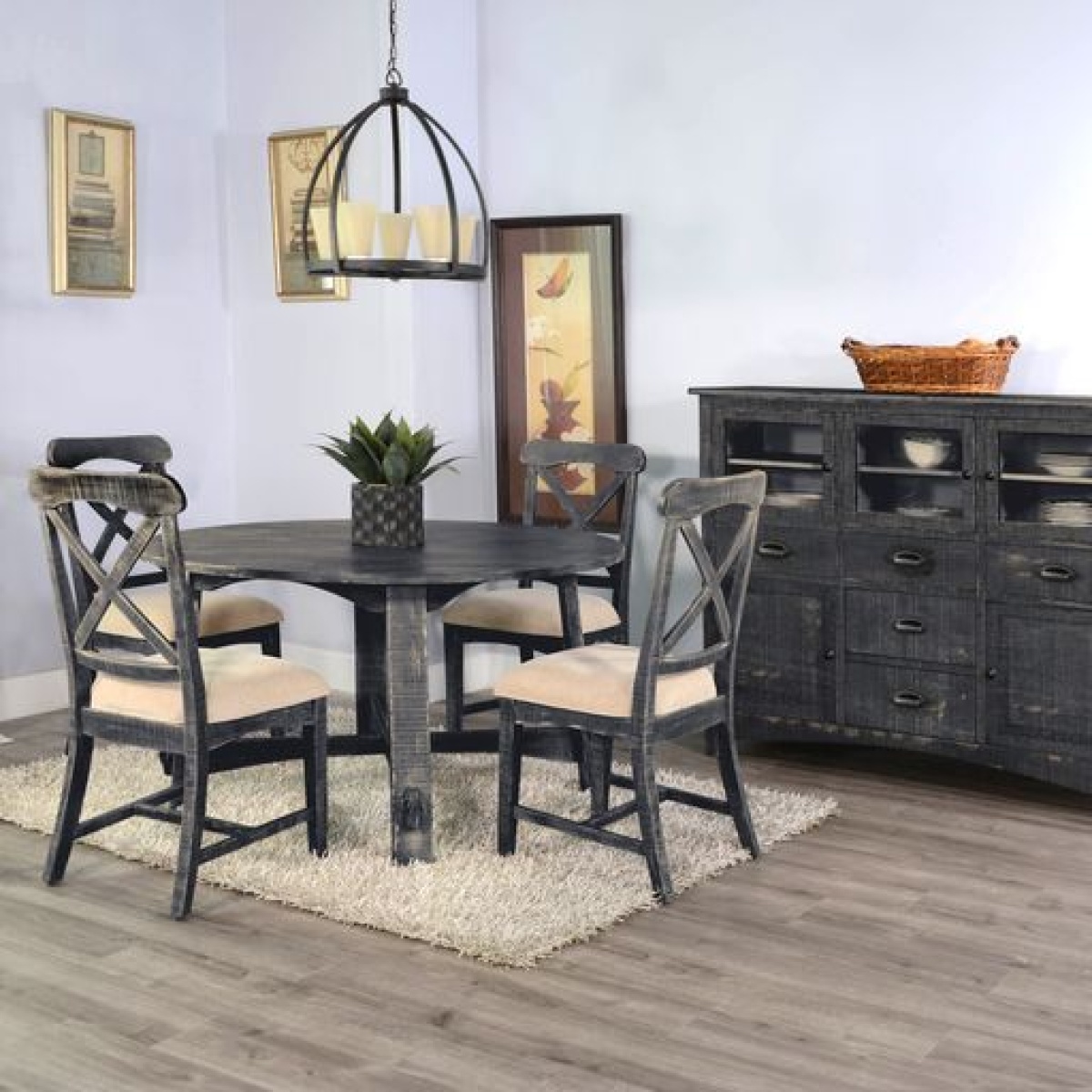 09e707db3148677437845c289e7104d2 Marina - 54" Round Table - Black Sand - Image 1