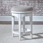 Magnolia Manor - 4 Piece Console Set (1 Console 3 Stools) - White - Image 4