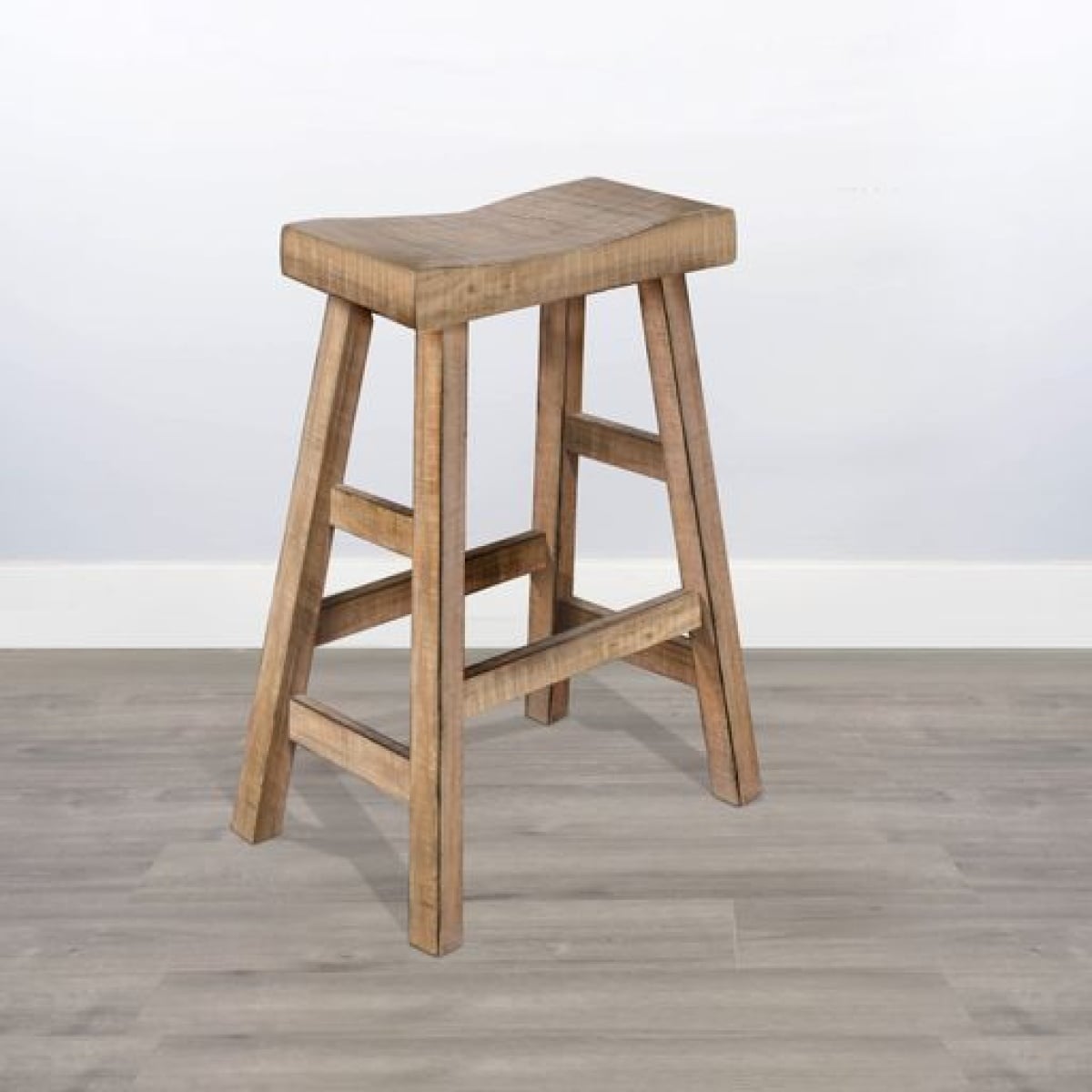 29099bce64b6ef712998eb627ea0fff4 Marina - 30" Saddle Seat Stool With Wood Seat (Set of 2) - Beach Pebble - Image 1