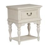 Bayside - Leg Night Stand - White - Image 3
