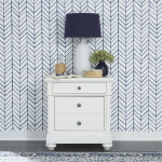 Harbor View - 2 Drawer Night Stand - White - Image 2
