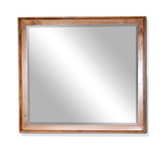 American Modern - Mitred Solid Wood Mirror - Cinnamon