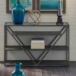 Arista - Sofa Table - Dark Gray - Image 2