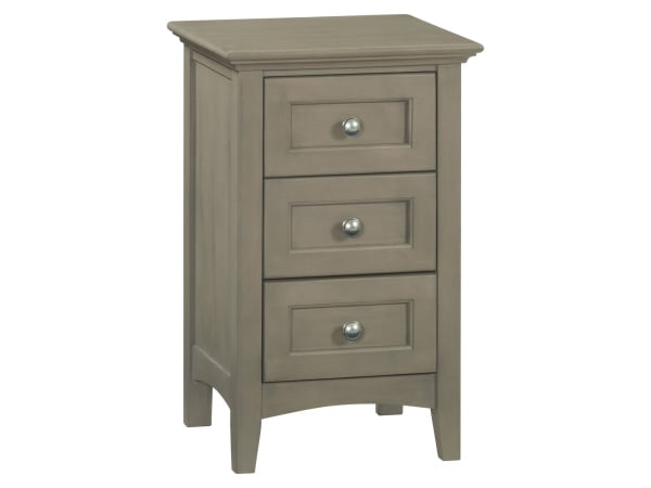 McKenzie – Small 3-Drawer Nightstand – Fieldstone Nightstands