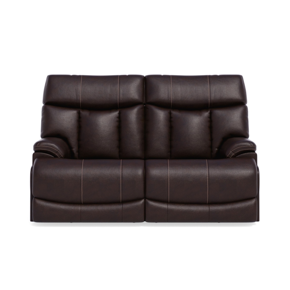 ae35366b3d33909acb6e68f7478c8d0a Clive - Power Reclining Loveseat with Power Headrests & Lumbar - Dark Brown - Image 1