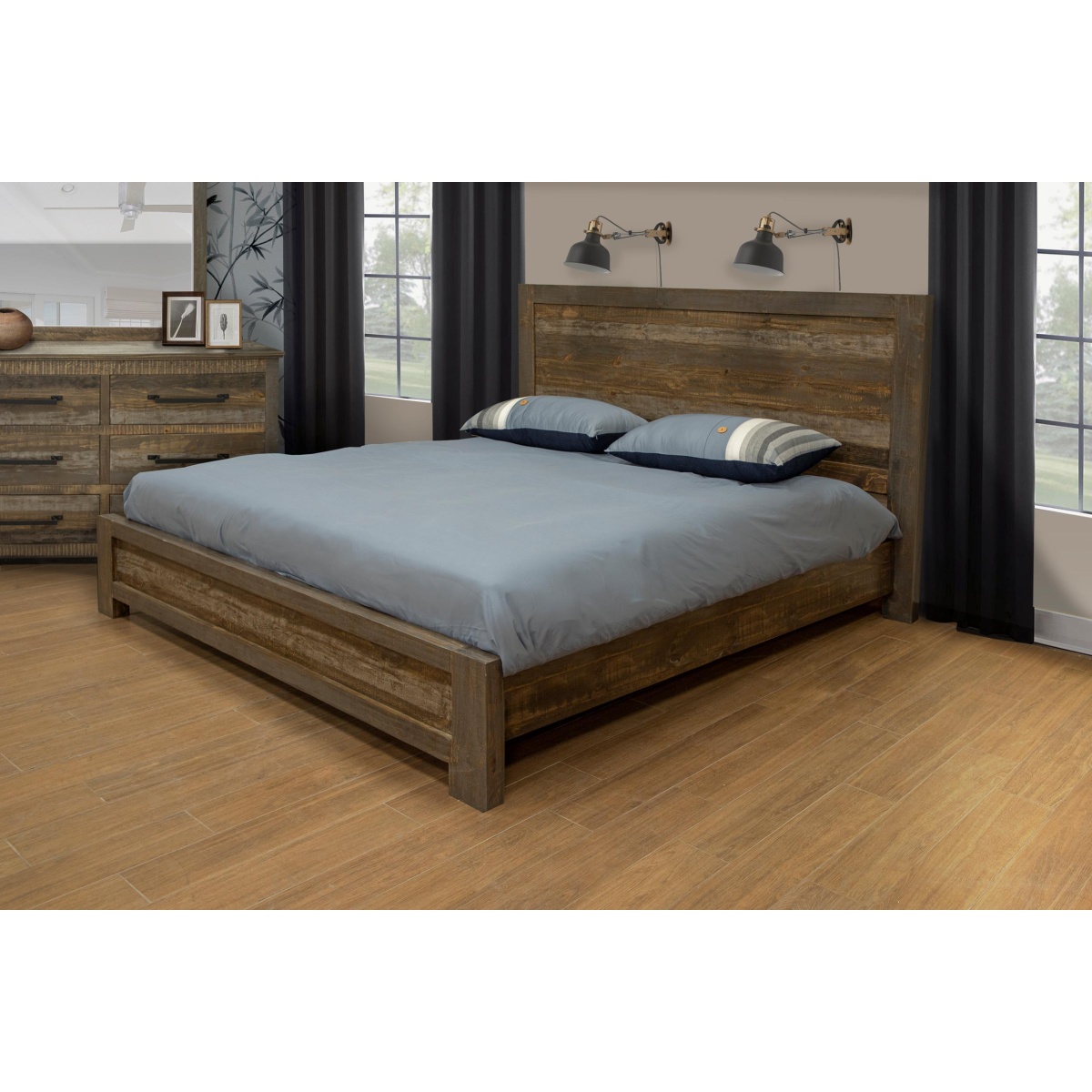 11c9460465b005dcd2249c7ae791e1e4 Loft Brown - King Platform Bed - Image 1