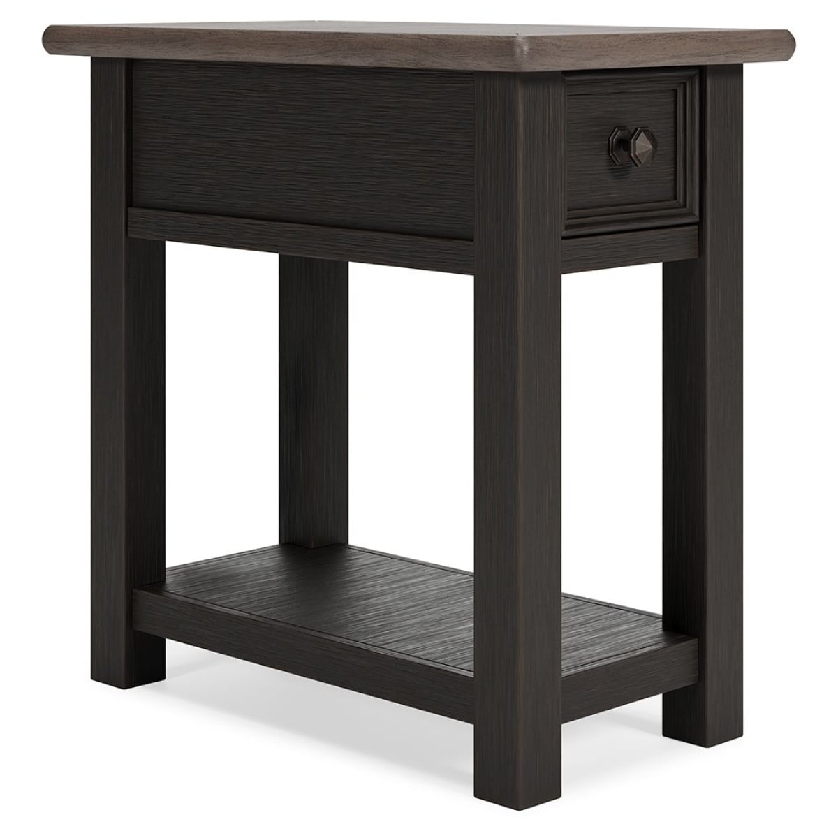452eb40c43ac235a3f3952f9e83abaef Tyler Creek - Chair Side End Table - Black / Gray - Image 1