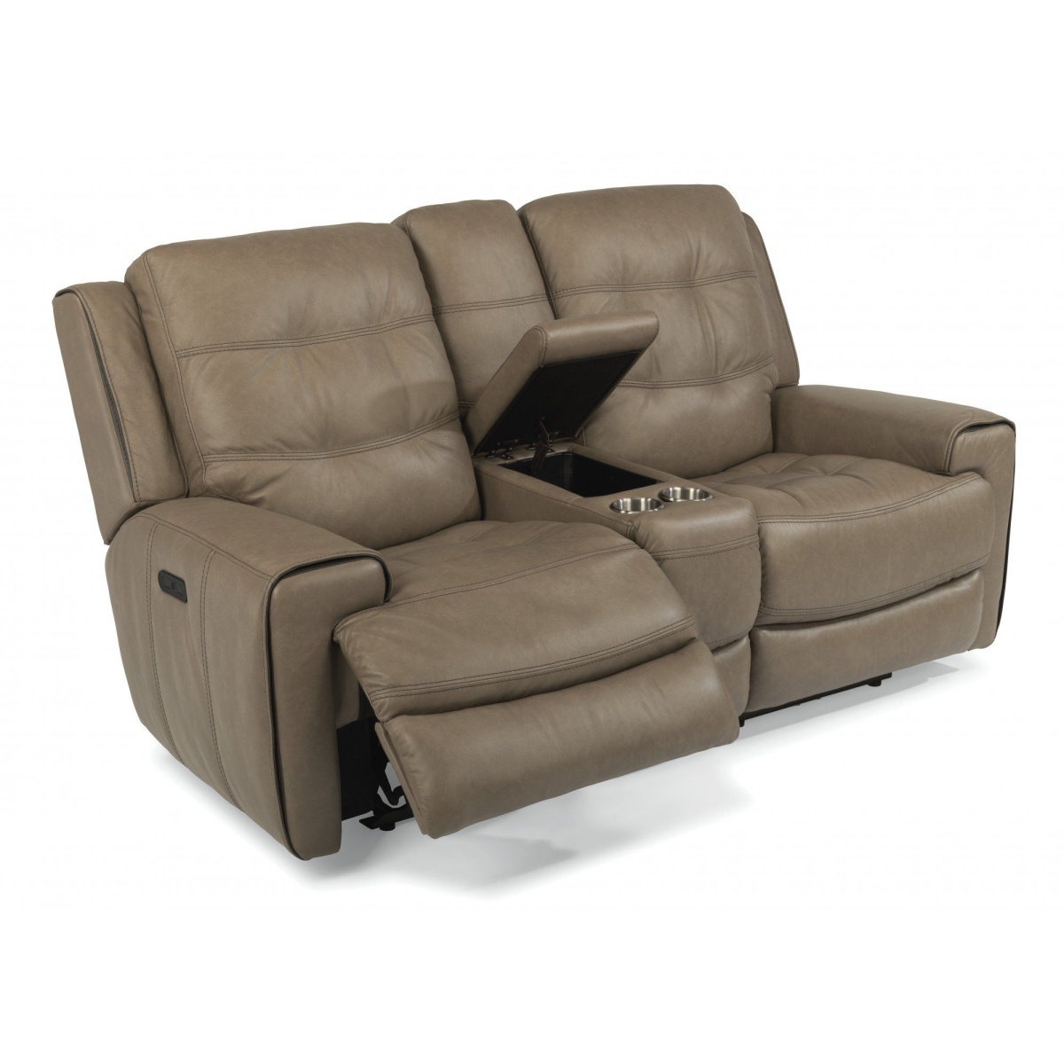 fb26b117507f88fa9b5468042915ae4e Wicklow - Power Reclining Loveseat with Console & Power Headrests - Image 1