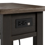 Tyler Creek - Chair Side End Table - Black / Gray - Image 10