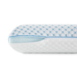 Gel Memory Foam Pillow + Reversible Cooling Cover - Queen - Image 3