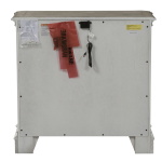 Magnolia Manor - 3 Drawer Bedside Chest With Charging Station - White - Image 5