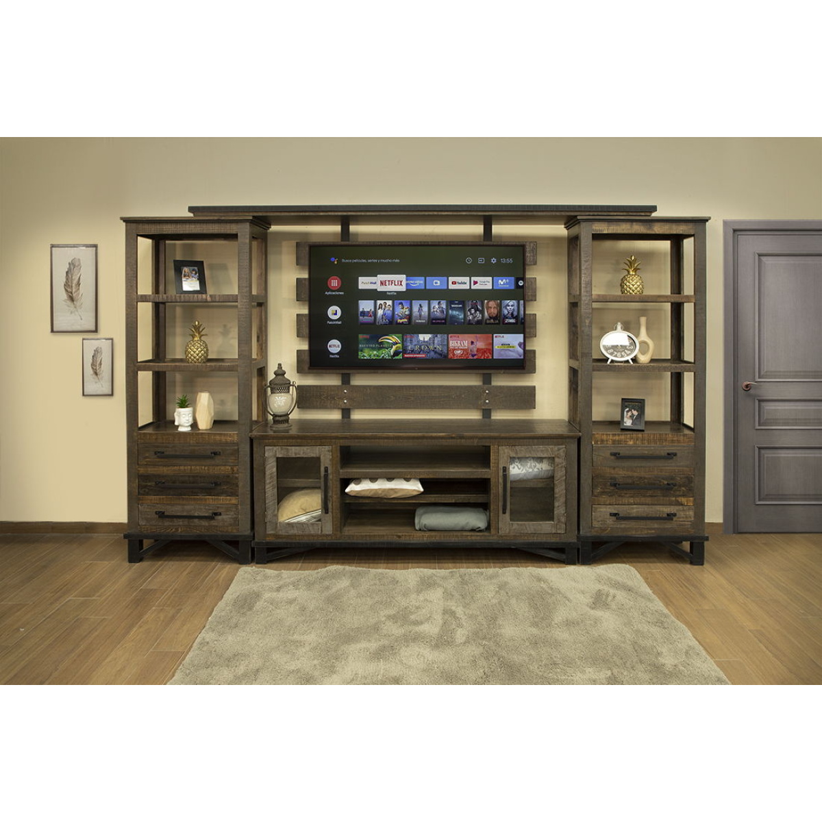 8852d6e11d1cb0b62b966025717fe7a7 Loft Brown - Wall Unit - Image 1