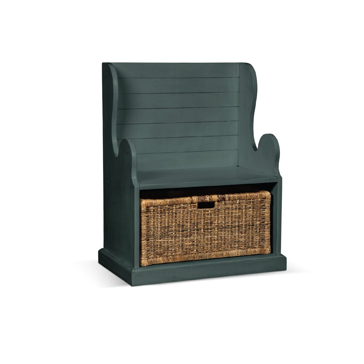 beaeb2fca736df468a74f300394b9586 Manor House - Hall Seat - Blue / Dark Brown - Image 1