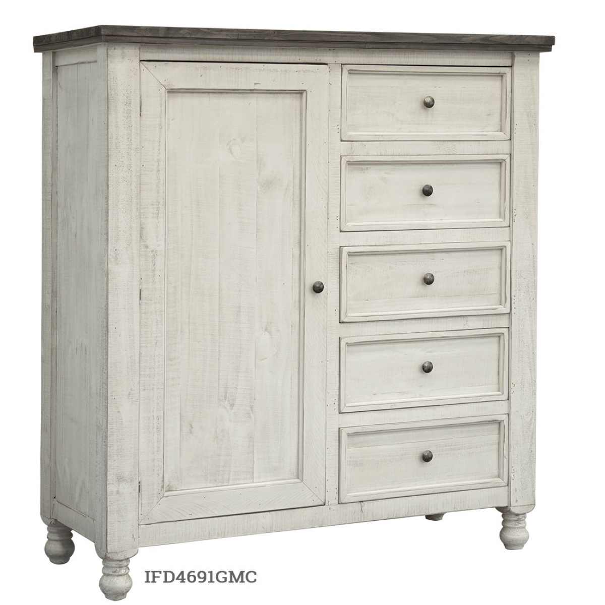 4fbc39a28b1643b7036f991e7276fb2d Stone - Chest With 5 Drawer / 1 Door - Image 1