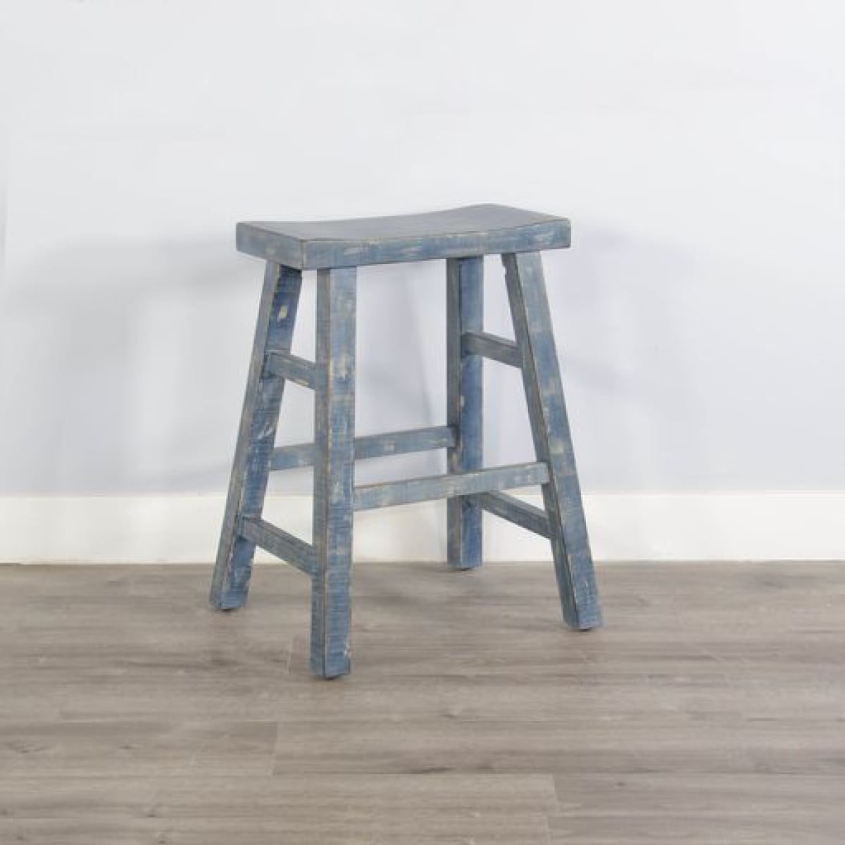 21f35788d41cbb15ff069f962cd1bb66 Marina - 24" Saddle Seat Stool With Wood Seat (Set of 2) - Ocean Blue - Image 1