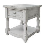 Aruba - End Table - White