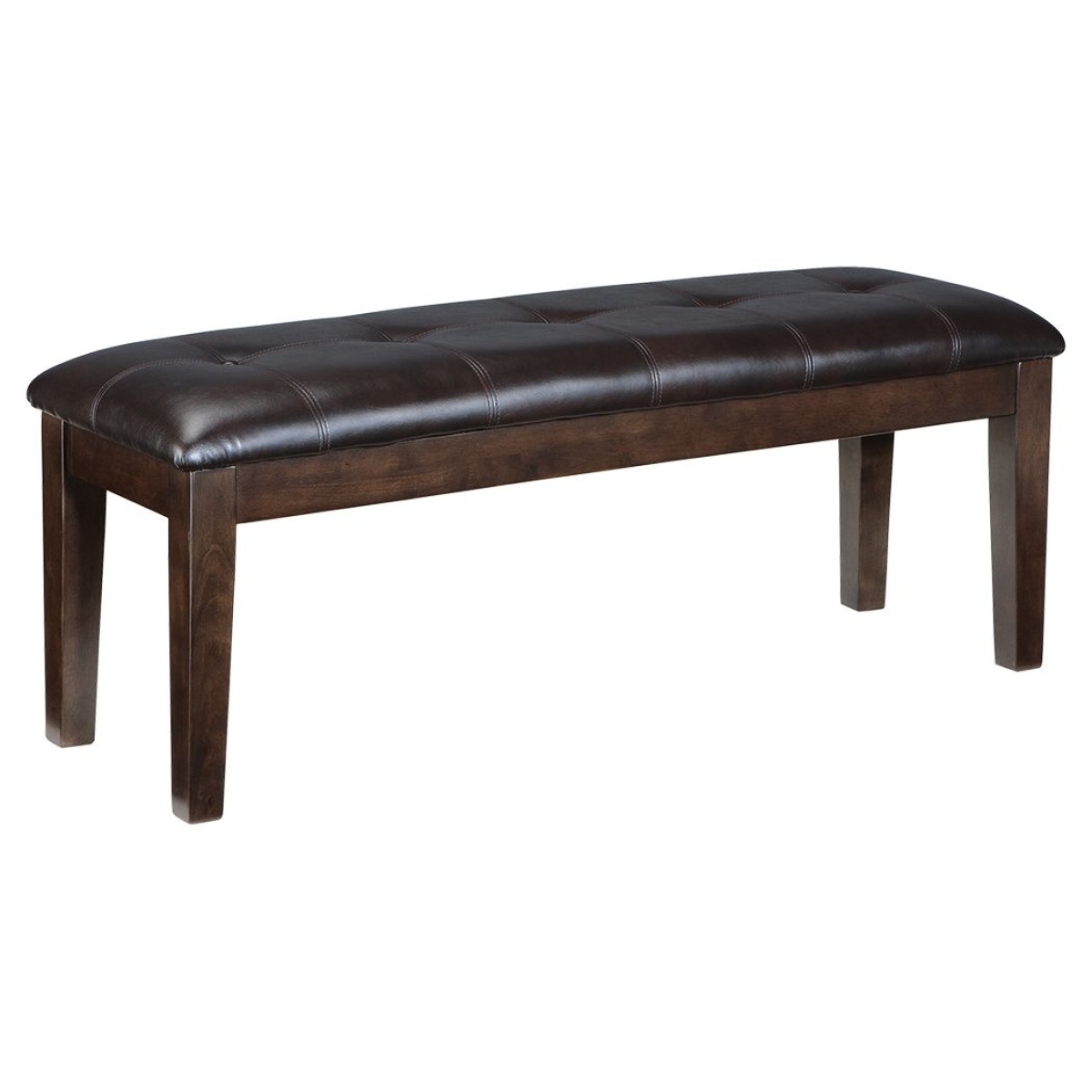 acaaa4f6346925242bc6e8abc6d4337e Haddigan - Large UPH Dining Room Bench - Dark Brown - Image 1