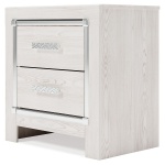 Altyra - Two Drawer Night Stand - White - Image 9