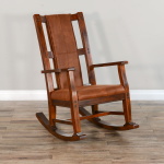 Santa Fe - Rocker, Cushion Seat & Back - Dark Chocolate - Image 3