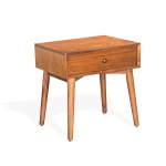 American Modern - Mitred Solid Wood Nightstand - Cinnamon - Image 4