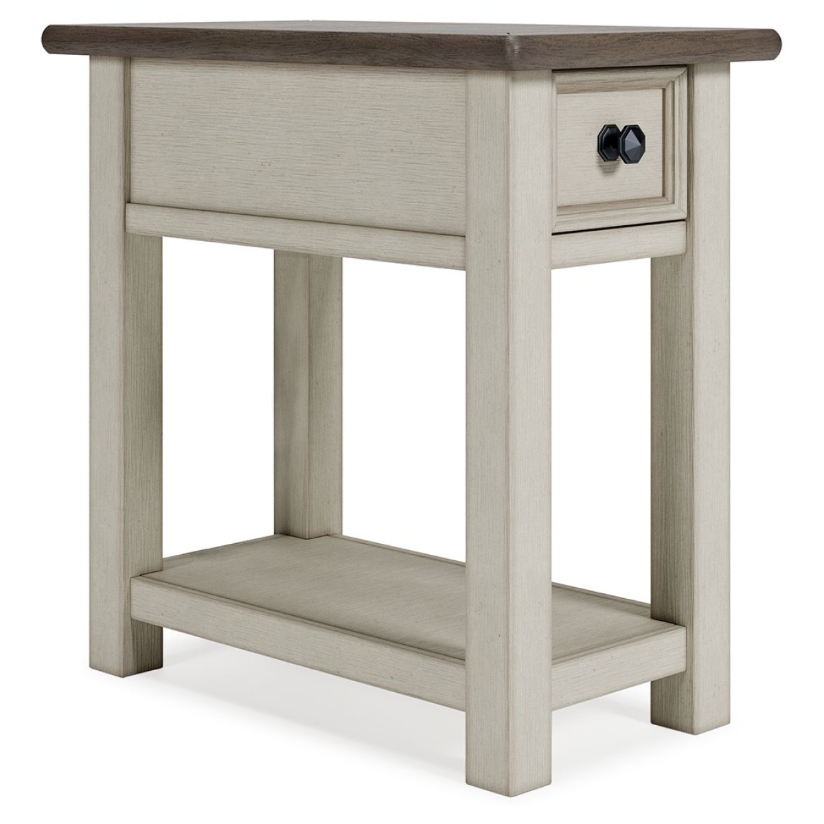91716ec6187d614a386a416745be1023 Bolanburg - Chair Side End Table - White / Brown / Beige - Image 1