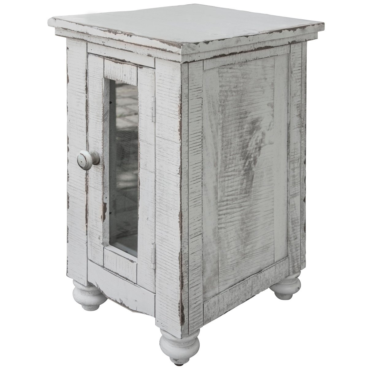 e06d87292d3fe94eb94dde01654f75d1 Aruba - Chairside Table - White - Image 1
