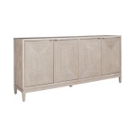 Kinsley - 4 Door Accent Cabinet - Beige - Image 2