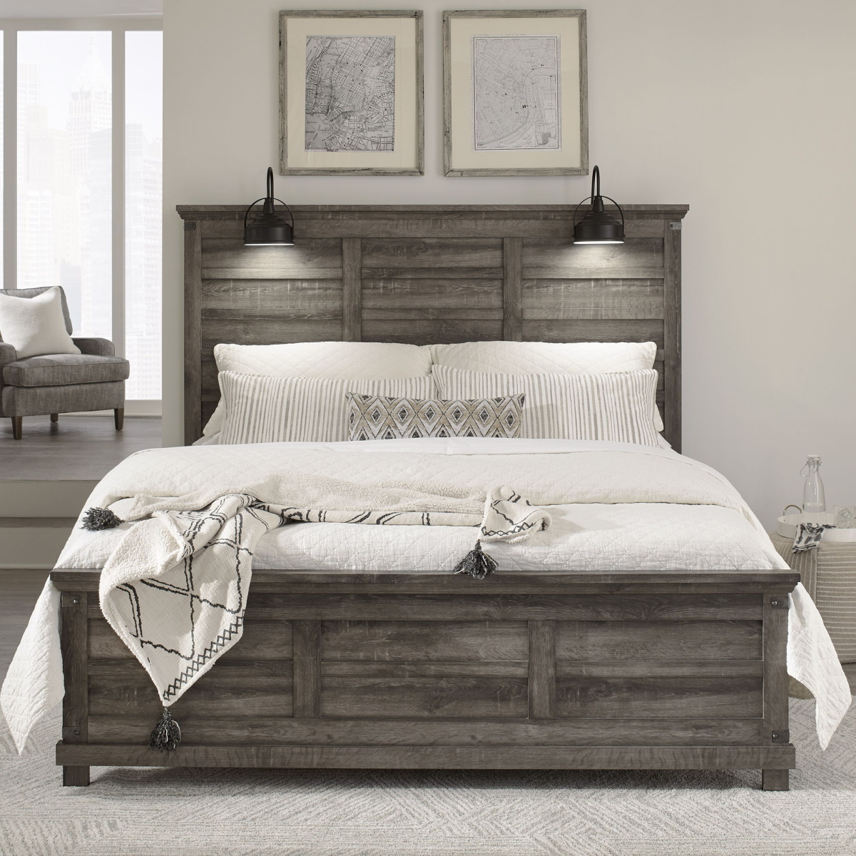 0455dd236817c28f7aac613d0a4b001d Lakeside Haven - Queen Panel Bed - Image 1
