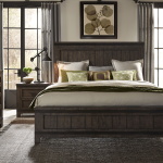 Thornwood Hills - King Panel Bed - Dark Gray - Image 5