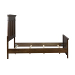 Saddlebrook - Queen Panel Bed - Dark Brown - Image 4