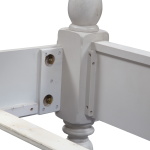 High Country - King Poster Bed - White - Image 6