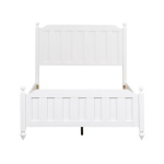 Cottage View - Full Panel Bed - White - Image 2