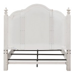 Farmhouse Reimagined - Queen Poster Bed - White - Image 6