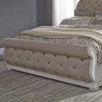 Abbey Park - Queen Upholstered Sleigh Bed - White - Image 6