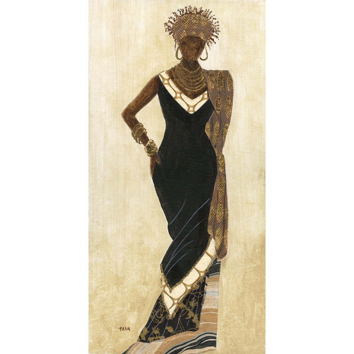 0f7b0d28d06a44dfacdcbc53bf366215 Holiday Dress II By Tava Studios - Light Brown - Image 1