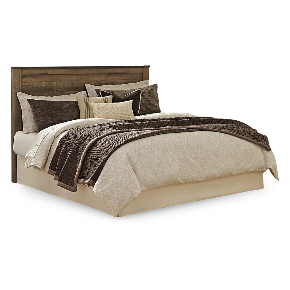 1712e4f148906d68a10af79a2f8ef9e5 Trinell - Queen Panel Headboard - Brown - Image 1