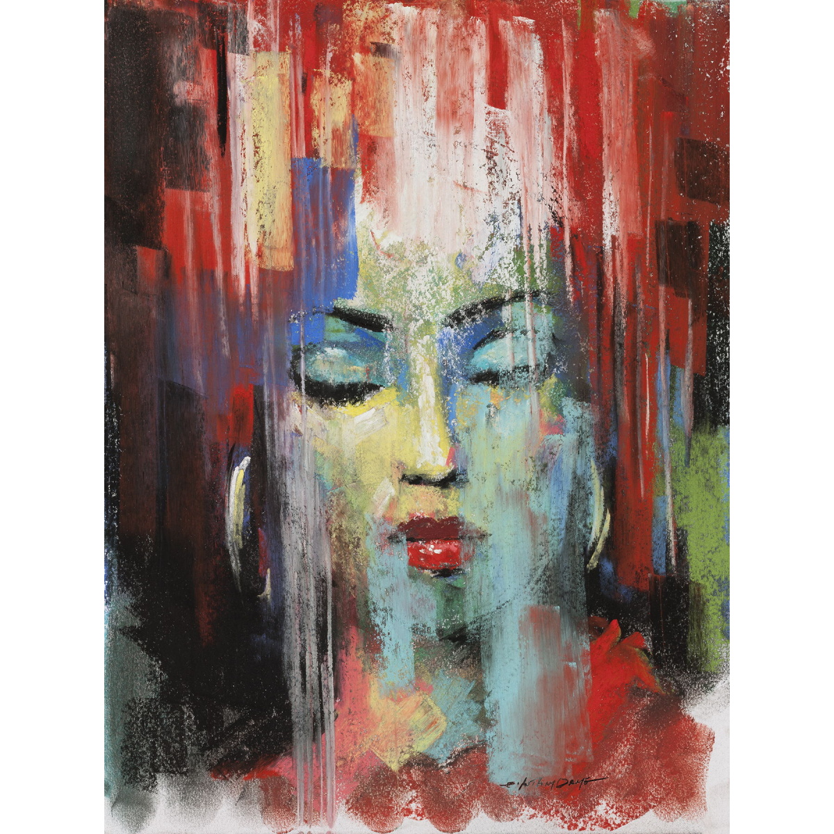 1cf46740b583419a797243d6bb8f24d2 Pop Pastel III By A. Orme - Red - Image 1